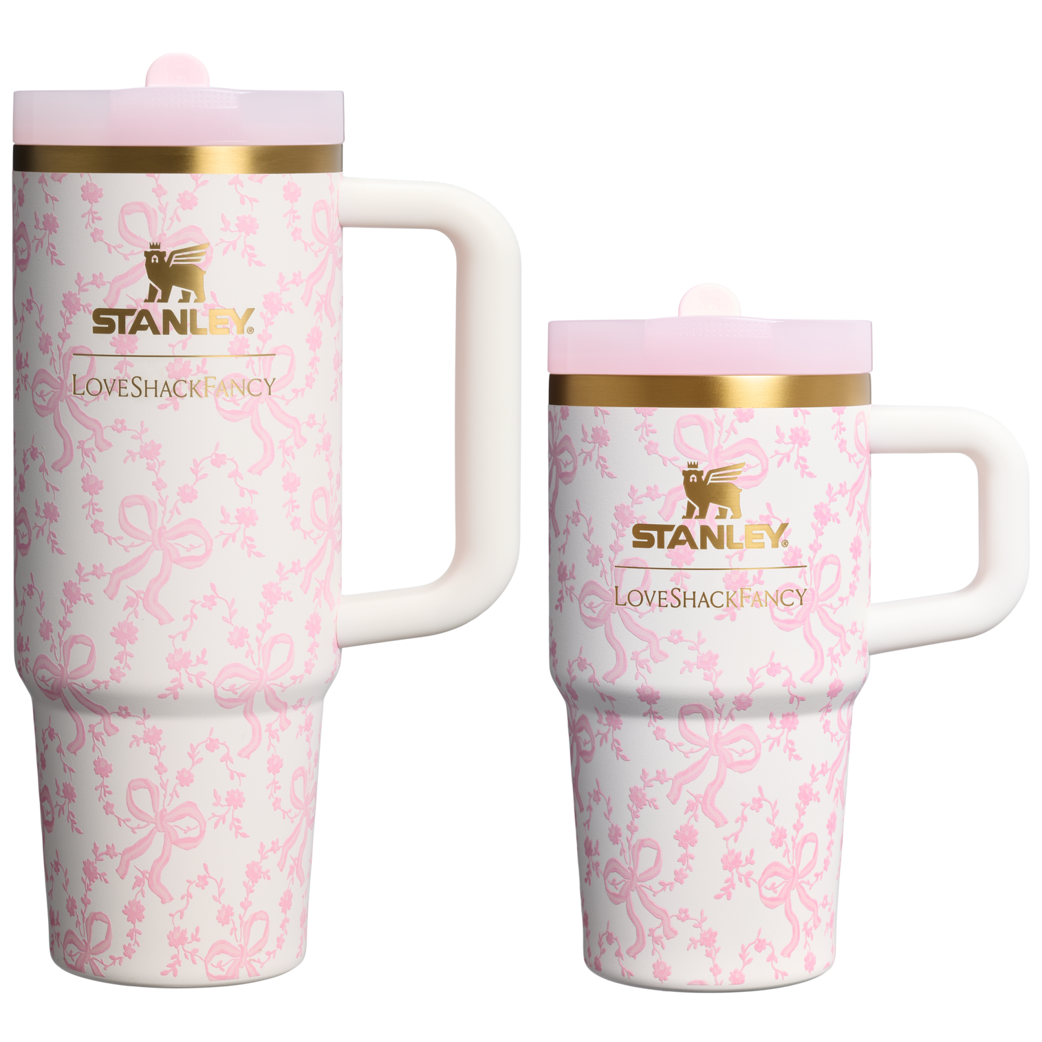 Stanley 1913 x LoveShackFancy Holiday The Quencher® Details ProTour Tumbler Set | 2-pack - Image 2